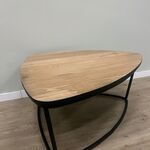 City traingel salontafel, zwart